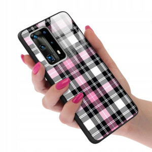 Etui GLASS do HUAWEI P40 PRO PLUS Kratka Top Wzory