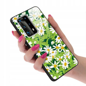 Etui GLASS do HUAWEI P40 PRO PLUS Kwiatowe Wzory