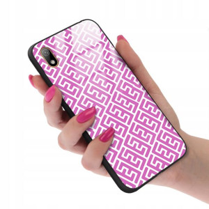 Etui GLASS do HUAWEI Y5 2019 Kwiaty Wiosenne Wzory