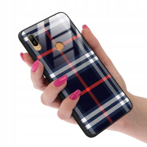 Etui GLASS do HUAWEI Y6 PRIME 2019 Kratka Wzory