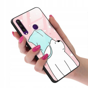 Etui Glass do HUAWEI Y6P Case We Bare Bears Wzory