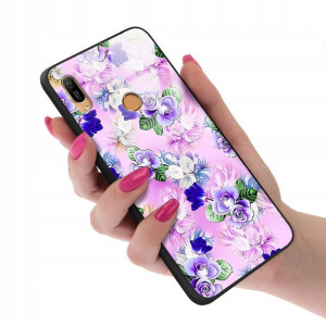 Etui Glass do HUAWEI Y6S Kwiaty Wiosenne Top Wzory