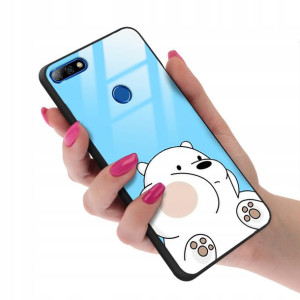 Etui Glass do HUAWEI Y7 PRIME 2018 Bears Top Wzory