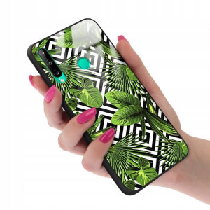 Etui Glass do HUAWEI Y7P 2020 Case Wakacyjne Wzory