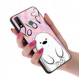 Etui Glass do HUAWEI Y8S Case We Bare Bears Wzory