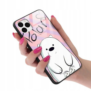 Etui Glass do IPHONE 11 PRO MAX Bare Bears Wzory