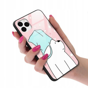 Etui Glass do IPHONE 11 PRO We Bare Bears Wzory