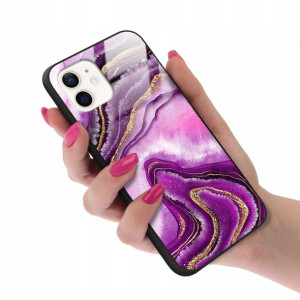 Etui Glass do IPHONE 12 Case Marmurki Marble Wzory