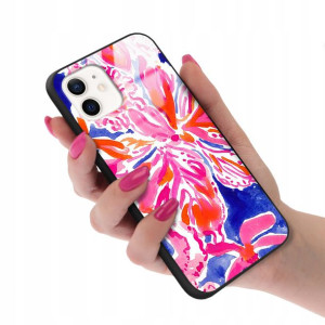 Etui Glass do IPHONE 12 Kwiaty Wiosenne Top Wzory