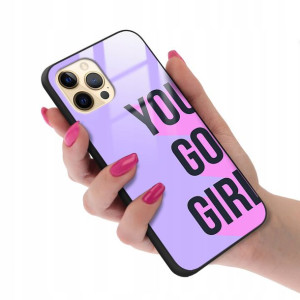 Etui Glass do IPHONE 12 PRO MAX Kobiece Girl Wzory