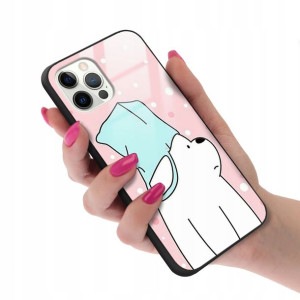 Etui Glass do IPHONE 12 PRO We Bare Bears Wzory