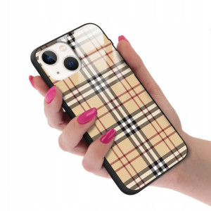Etui GLASS do IPHONE 13 MINI Kratka Pattern Wzory