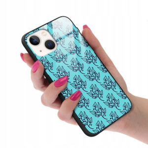 Etui GLASS do IPHONE 13 MINI Kwiaty Wiosenne Wzory