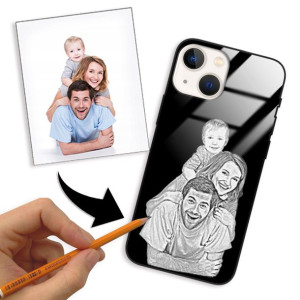 Etui Glass do IPHONE 13 MINI Rysunek Własne Foto