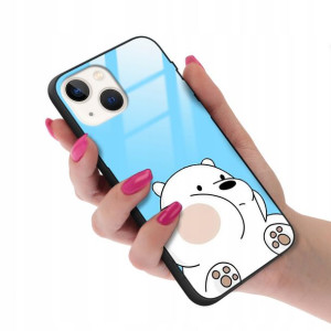 Etui Glass do IPHONE 13 MINI We Bare Bears Wzory