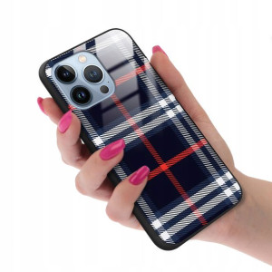 Etui GLASS do IPHONE 13 PRO Kratka Pattern Wzory