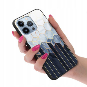 Etui Glass do IPHONE 13 PRO Marmurki Marble Wzory