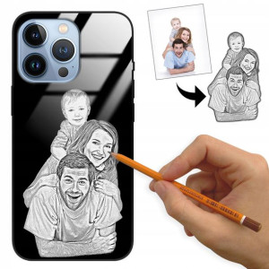 Etui Glass do IPHONE 13 PRO Rysunek Własne Foto