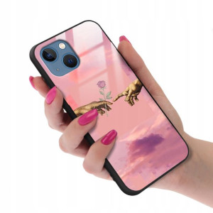 Etui Glass do IPHONE 14 Case Aniołki Angel Wzory