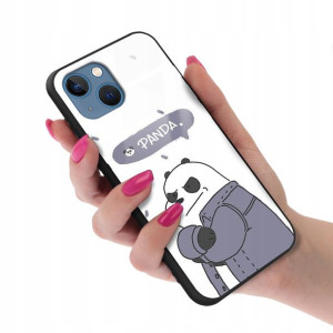 Etui Glass do IPHONE 14 Case Bare Bears Top Wzory