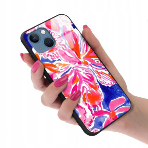 Etui Glass do IPHONE 14 Kwiaty Wiosenne Top Wzory