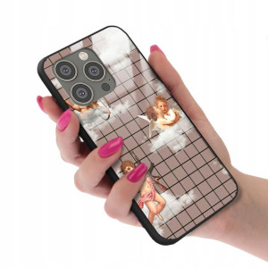Etui Glass do IPHONE 14 PRO Aniołki Angel Wzory