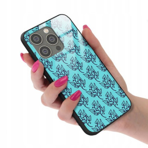 Etui GLASS do IPHONE 14 PRO Kwiaty Wiosenne Wzory