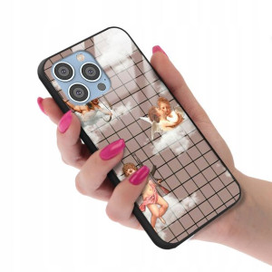 Etui Glass do IPHONE 14 PRO MAX Aniołki Top Wzory