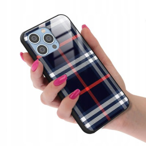 Etui GLASS do IPHONE 14 PRO MAX Case Kratka Wzory