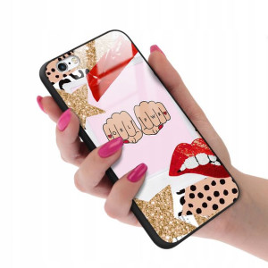 Etui Glass do IPHONE 6 PLUS Dziewczęce Girl Wzory