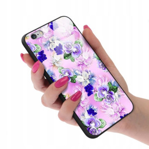 Etui Glass do IPHONE 6 Wiosenne Flower Top Wzory