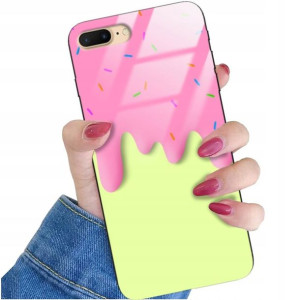 Etui Glass do IPHONE 7/8 PLUS Case Słodkie Wzory