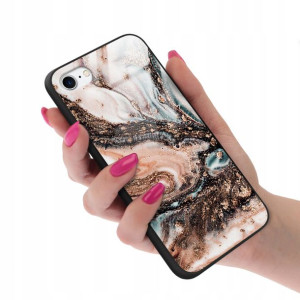 Etui Glass do IPHONE 7/8 TOP Marmurki Marble Wzory