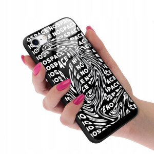 Etui Glass do iPHONE SE2/ SE3 Mistake Black Wzory