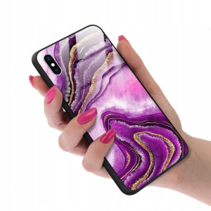 Etui Glass do IPHONE X/XS Marmurki Marble Wzory