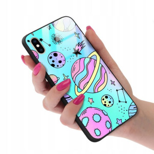 Etui Glass Do IPHONE XS MAX Wakacyjne Modne Wzory