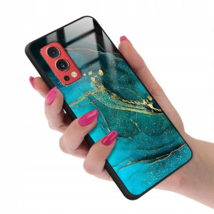 Etui Glass do ONEPLUS NORD 2 Marmurki Marble Wzory