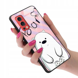 Etui Glass do ONEPLUS NORD 2 We Bare Bears Wzory