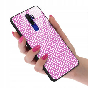 Etui GLASS do OPPO A11X Kwiatowe Wiosenne Wzory