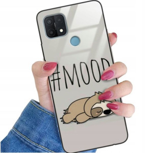 Etui Glass do OPPO A15 Słodkie Dziecięce Top Wzory