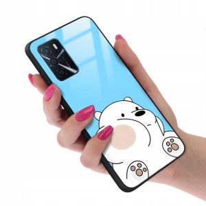 Etui Glass do OPPO A16 Case We Bare Bears Wzory