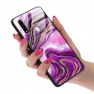 Etui Glass do OPPO A31 Case Marmurki Marble Wzory