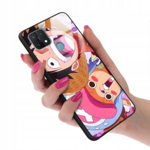 Etui Glass do OPPO A35 Case One Piece Top Wzory