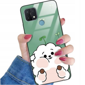 Etui Glass do OPPO A35 Słodkie Dziecięce Top Wzory