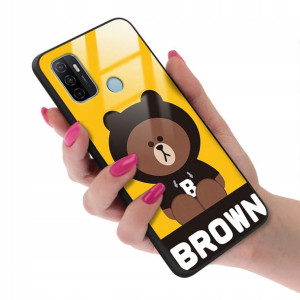 Etui Glass do OPPO A53 Case We Bare Bears Wzory