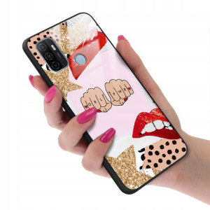 Etui Glass do OPPO A53 Dziewczęce Girl Top Wzory
