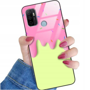 Etui Glass do OPPO A53 Słodkie Dziecięce Top Wzory