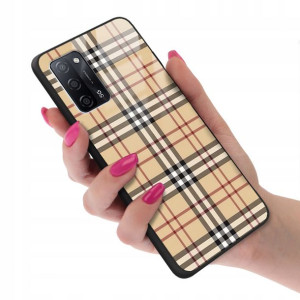Etui GLASS do OPPO A55 Case Kratka Pattern Wzory