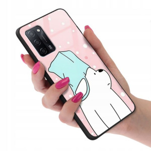 Etui Glass do OPPO A55 Case We Bare Bears Wzory