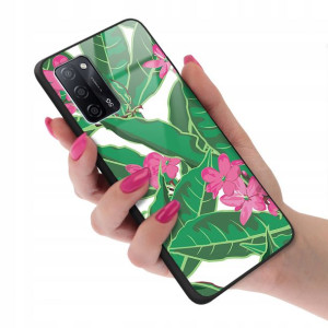 Etui GLASS do OPPO A55 Kwiatowe Wiosenne Top Wzory